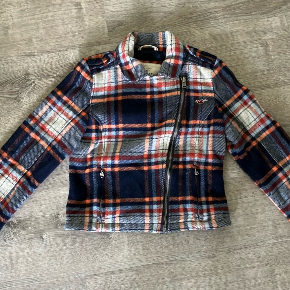 HOLLISTER Women size L Moto Jacket